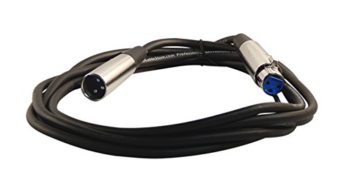 Your Cable Store 10 Foot XLR 3 Pin Male / Female Microphone Cable