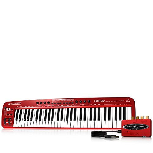 Behringer U-Control UMX610 61-Tasten USB/MIDI Controller Keyboard