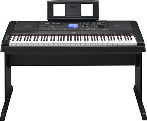 Music Stand Black Artist Hand Full Size 88 Key Digital Piano Touch-Sensitive Keys 88 Keys Keyboard Piano Music Keyboard With Wooden Stand,LCD Screen,3 Pedal Boards,Headphone Jack
