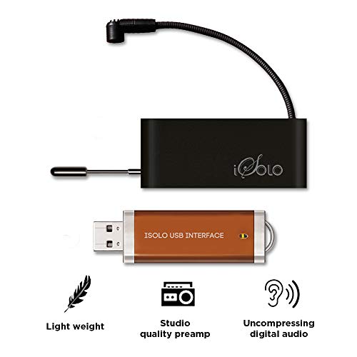 iSolo Microphone sans fil pour l'enregistrement acoustique instantané