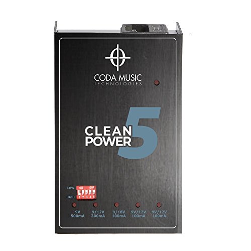 Clean Power 5 pedal power supply