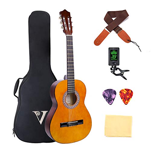 30 Left Handed Wood Guitar with Case and Accessories for Kids/Girls/Boys/Teens/Beginners 