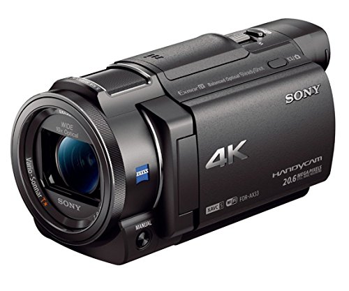 Enregistrement vidéo HD 4K Sony FDRAX33  