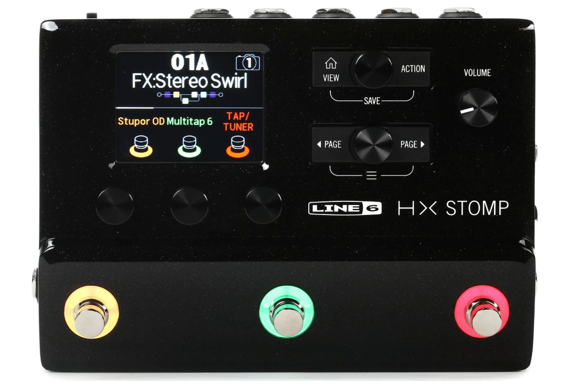 Line 6 Hx Stomp Gitarren-Multieffektgerät für den Boden