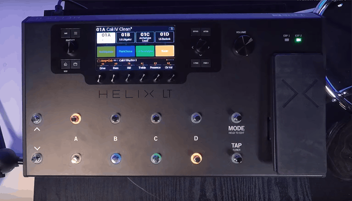 Line 6 Helix LT, processeur multi-effets pour guitare : critique