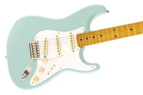 Fender Classic Series 50s Strat en azul