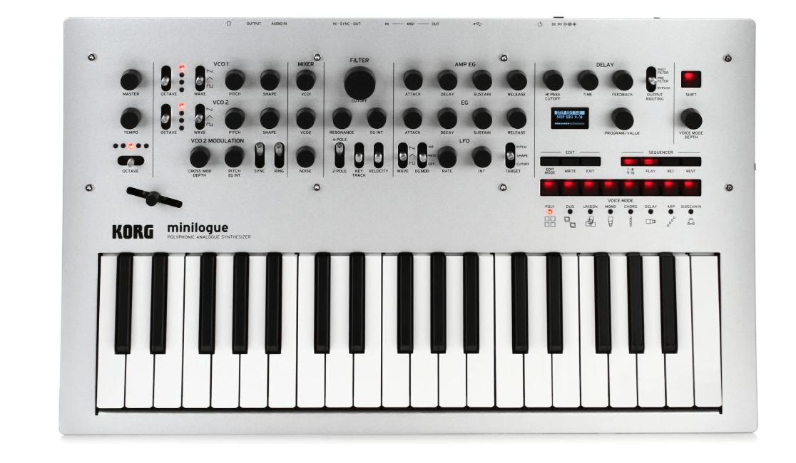 Korg Minilogue 4-stimmiger Analog-Synthesizer