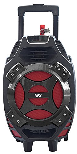 QFX PBX-61081BT/RD Portable Bluetooth Party Speaker