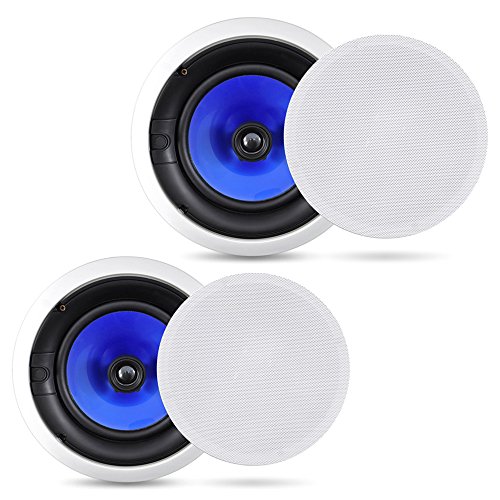 Pyle Home PIC8E 300 Watt High-End 8-Inch Two-Way In-Ceiling Speaker 