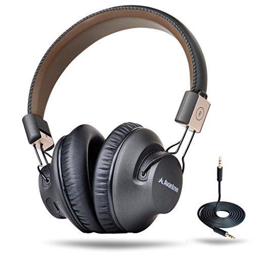 Avantree 40 hr Wireless Bluetooth 4.1 Over-The-Ear Foldable Headphones 