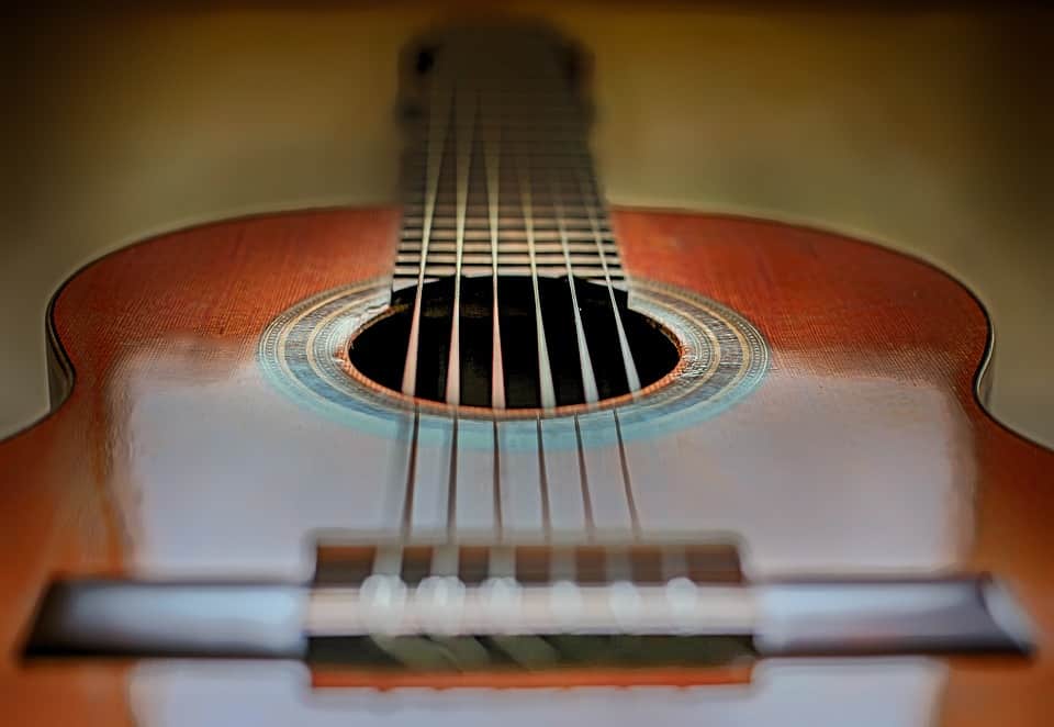Strings of a Classical guitar