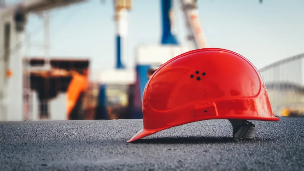 a hard hat for safety