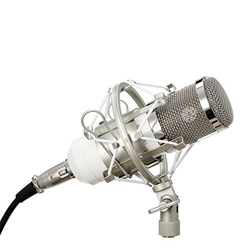 CO-Z-BM800-White-Condenser-Microphone-Recording