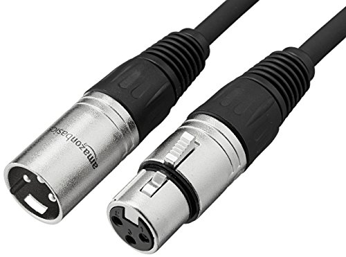 Paquete de 2 cables de micrófono XLR macho a hembra de Cable Matters  