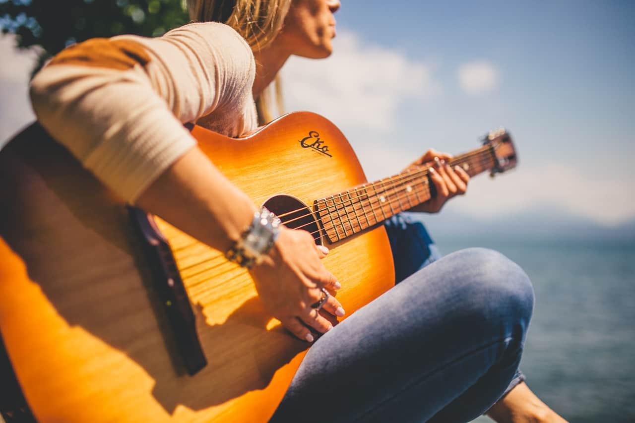 Guitare électrique acoustique économique