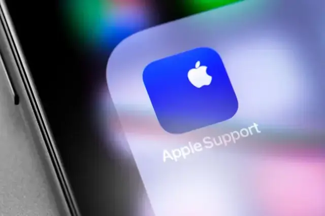 Apple Support app on a mobile screen