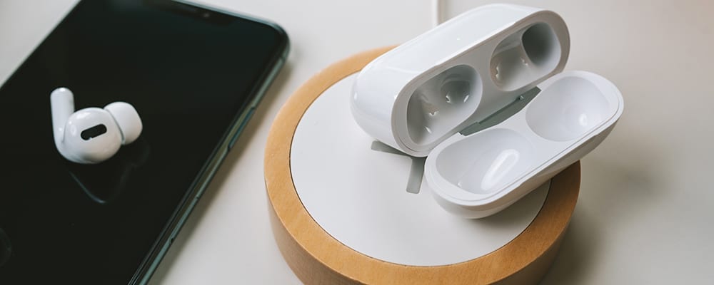 Estuche de los Airpods carga inalámbrica