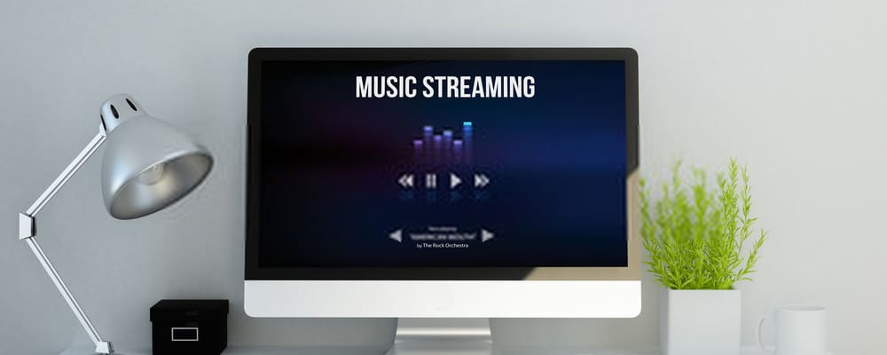 Website für Musik-Streaming