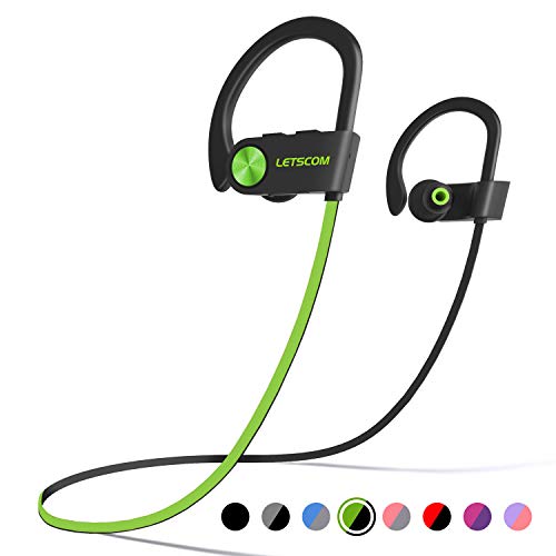 LETSCOM Auriculares Bluetooth IPX7  