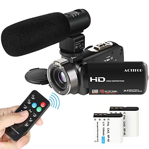 Actitop Video Camcorder,ACTITOP 1080P FHD 