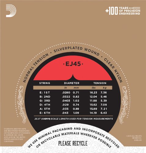 Cuerdas D'Addario EJ45 Pro-Arte