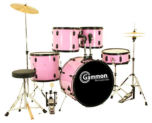 Rincess Pink Drum Set with Cymbals Complete Kids Set