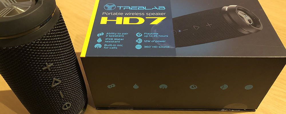 Treblab HD7 Tragbarer drahtloser Lautsprecher