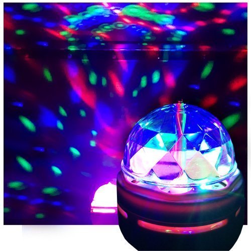 Ampoules à effet boule de cristal pour fête disco à LED