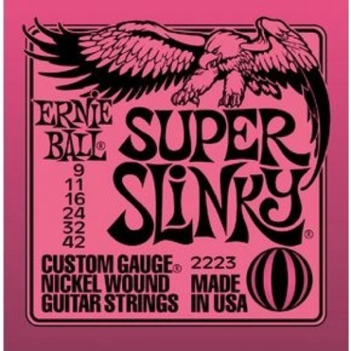 Ernie Ball 2223 Nickel Super Slinky strings
