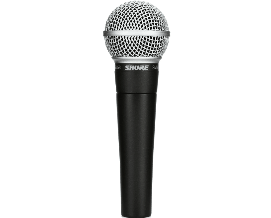 Shure Sm58 Dynamisches Gesangsmikrofon mit Nierencharakteristik