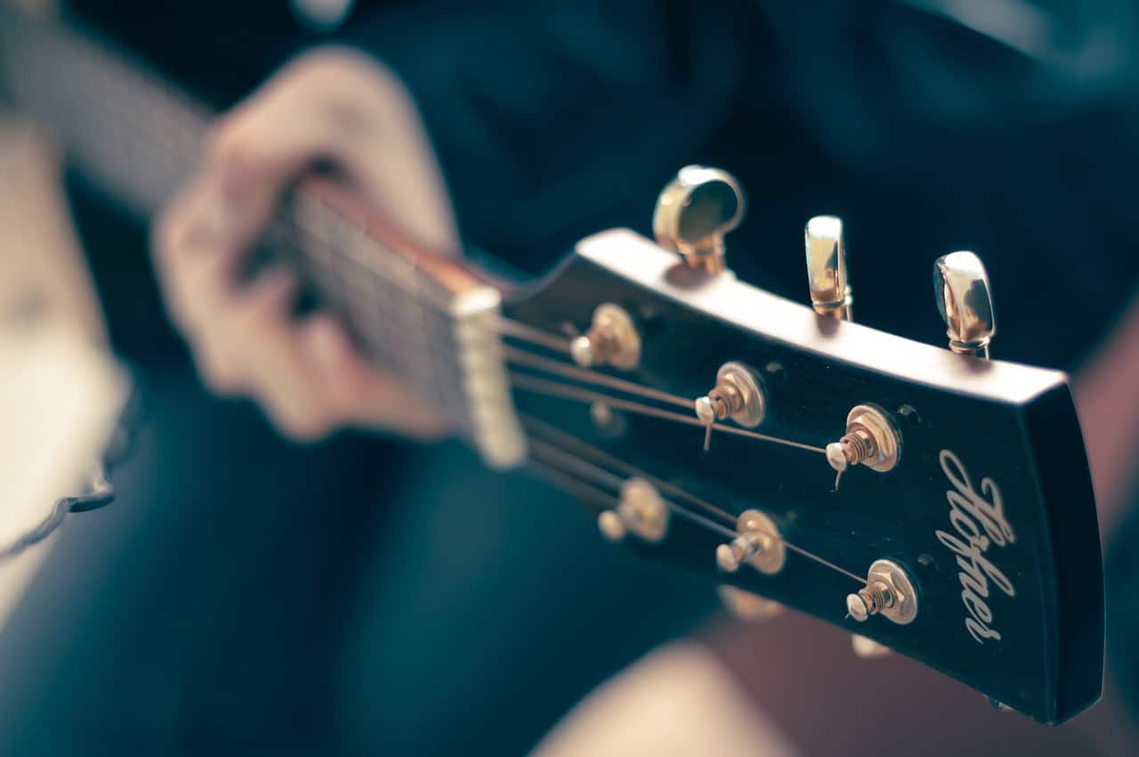 Diapasón de la guitarra