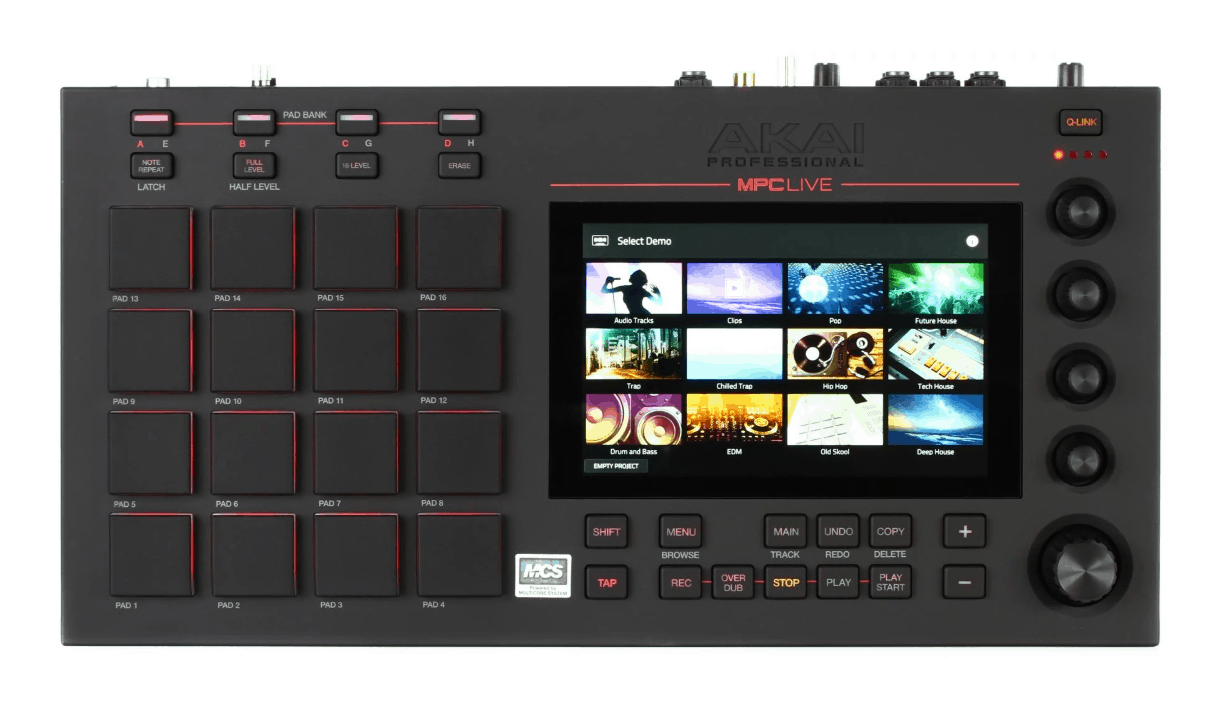 Sampler et séquenceur autonome Akai Professional Mpc Live