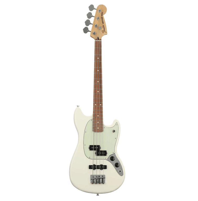 Fender Mustang Pj Bass Olympic White