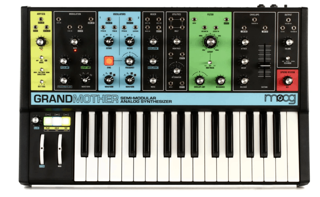 Moog Grandmother Halbmodularer Analoger Synthesizer