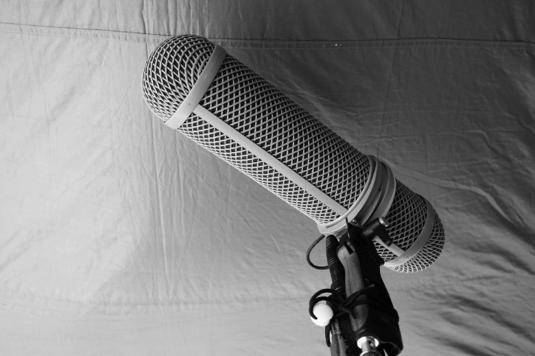 microphone in a studio