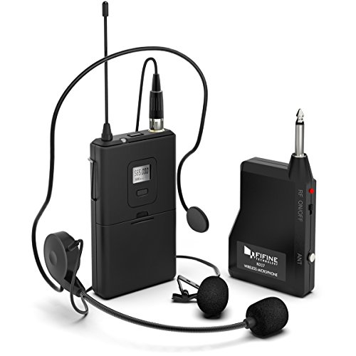 FIFINE Wireless Lavalier Microphone System 