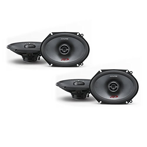 Alpine SPR-68 6x8" Coaxial 2-Way Type-R Speaker Set 