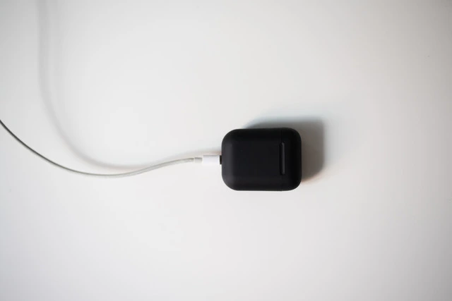 cord connected to airpods