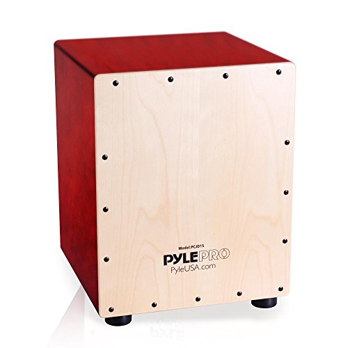 Pyle Jam Wooden Cajon Percussion Box