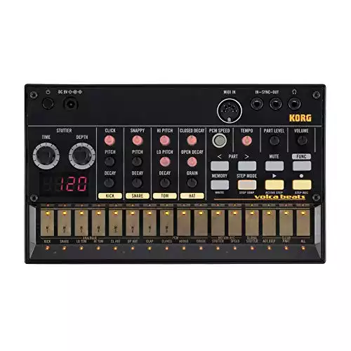 Korg VOLCABEATS 16-Key Synthesizer