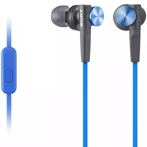 Sony MDRXB50AP Extra Bass Earbud Headphones