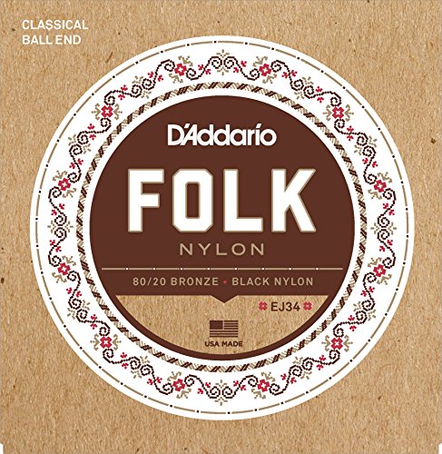 D'Addario EJ34 Folk nylon strings