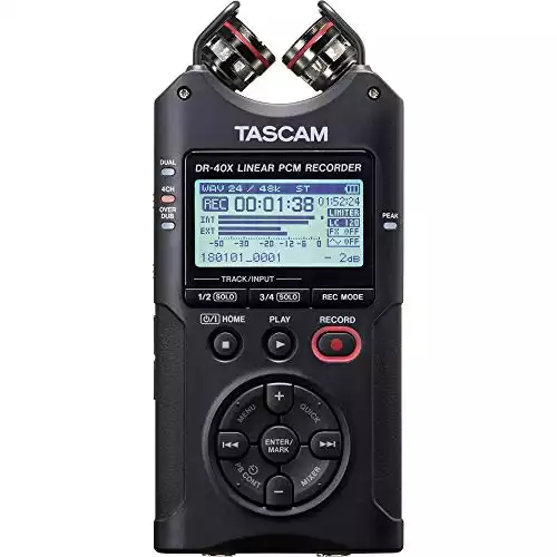 Tascam DR-40X Handheld Recorder