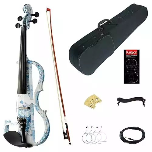 Kinglos Flowers DSG1201 Electric Violin